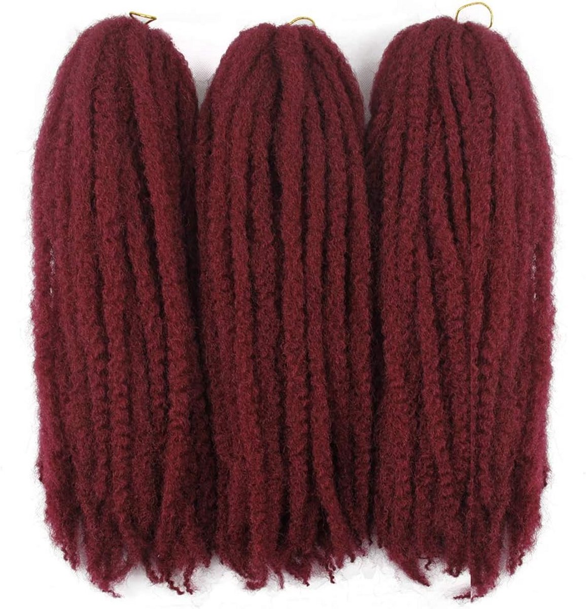 Kinky Twist Vlechtbox Haar voor Crochethaken Synthetisch Krullend Haarextensie 45 cm
