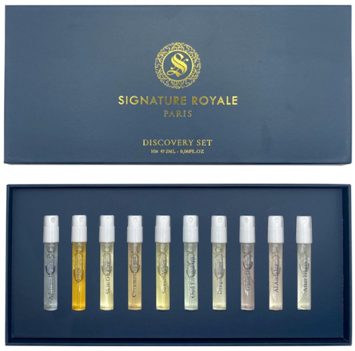 Signature Royale Paris Discovery Set parfum Luxe parfum set Niche parfums Parfum sample set Exclusieve geuren Parfum gift set Parfum miniaturen