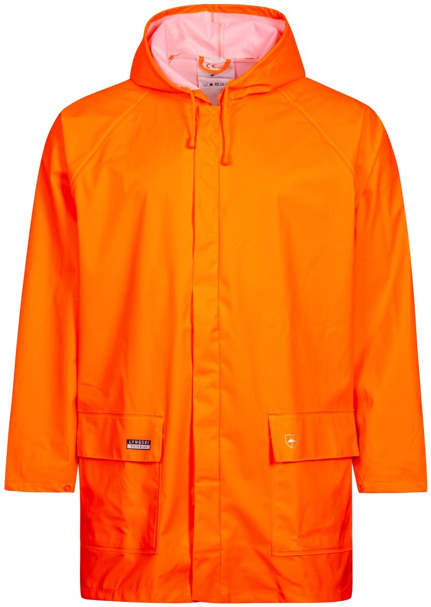 Fluor regenjas van Lyngsøe Rainwear Oranje