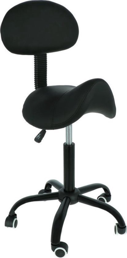 Alora zadelkruk met rugleuning zwart - Alora - €59,99