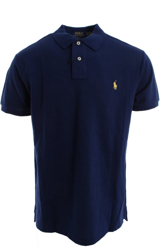 Polo Ralph Lauren bleu coupe slim - 54