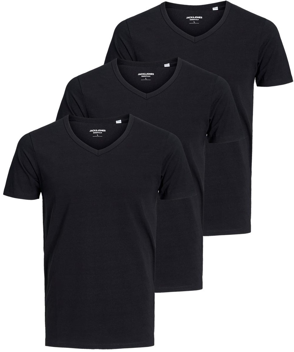 Jack & Jones Heren t-shirt 3 pack Essentials