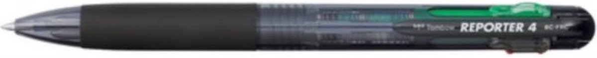 Tombow - Reporter 4 - push type balpen - 4 kleuren inkt