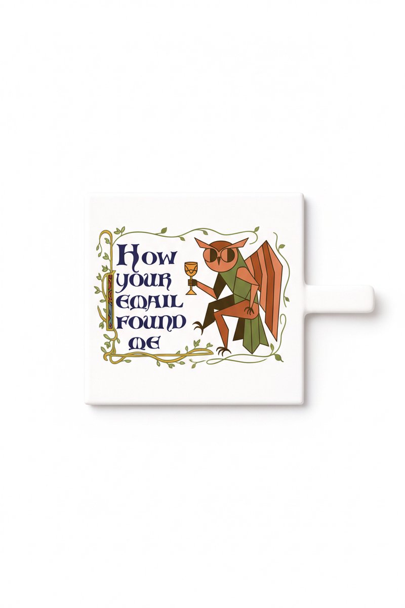 Schattige Uil Keramische Tegel – How You Owl Doin Grappige Vogel Quote Decoratieve Cadeau 
