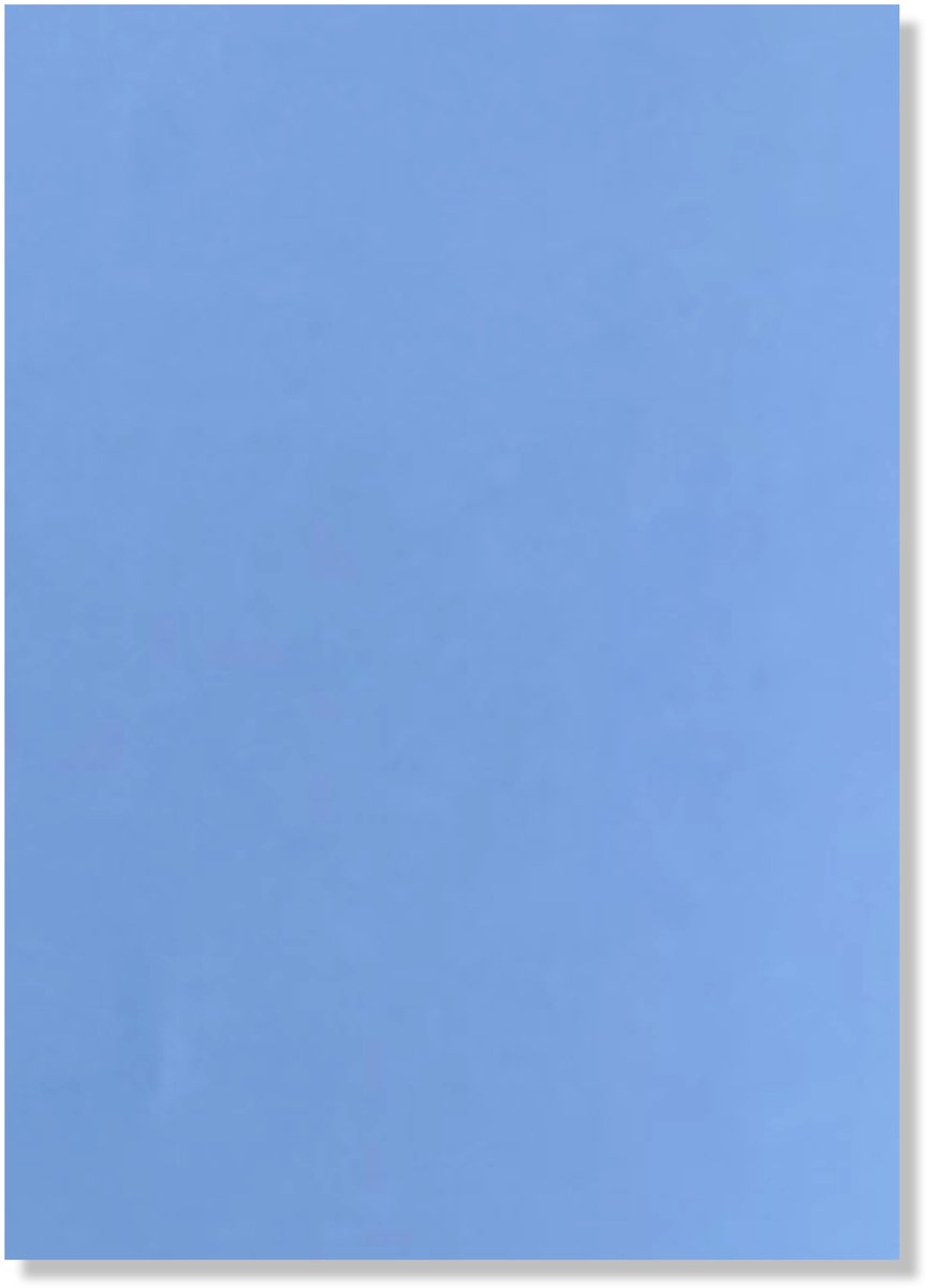 20 Vellen Oud blauw A4 Hobby Karton - 250g/sm - 297x210mm - Glad Cardstock Papier