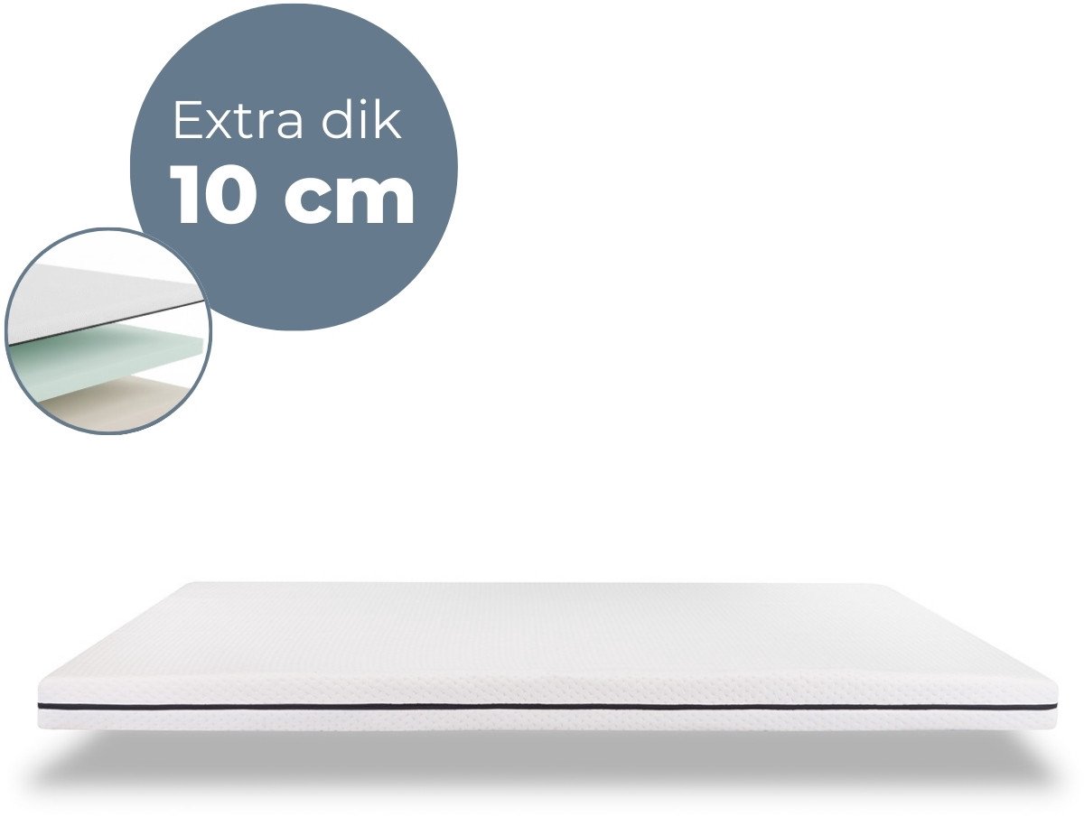 Felman® 2Face Deluxe Topper 120 x 200cm - 10 centimeter dik