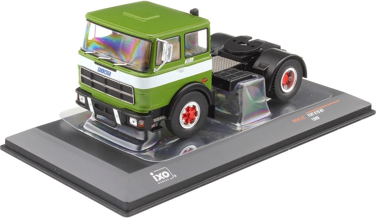 Schaalmodel Vrachtwagen Fiat 690 T1 Trekker 1980 Groen Wit 1:43