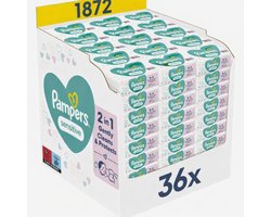 Pampers Sensitive Babydoekjes - 36 Verpakkingen a 52 Doekjes = 1872 Billendoekjes