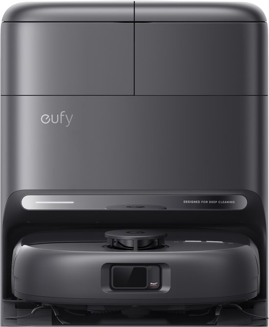eufy Nieuw 2026 Robotstofzuiger met Dweil C28 Omni - HydroJet-zelfreinigende Dweilrol - Upgrade van X10 Pro - 15.000Pa Zuigkracht - Alles-in-1 Station - Automatisch Dweilen en Drogen - AI-obstakeldetectie