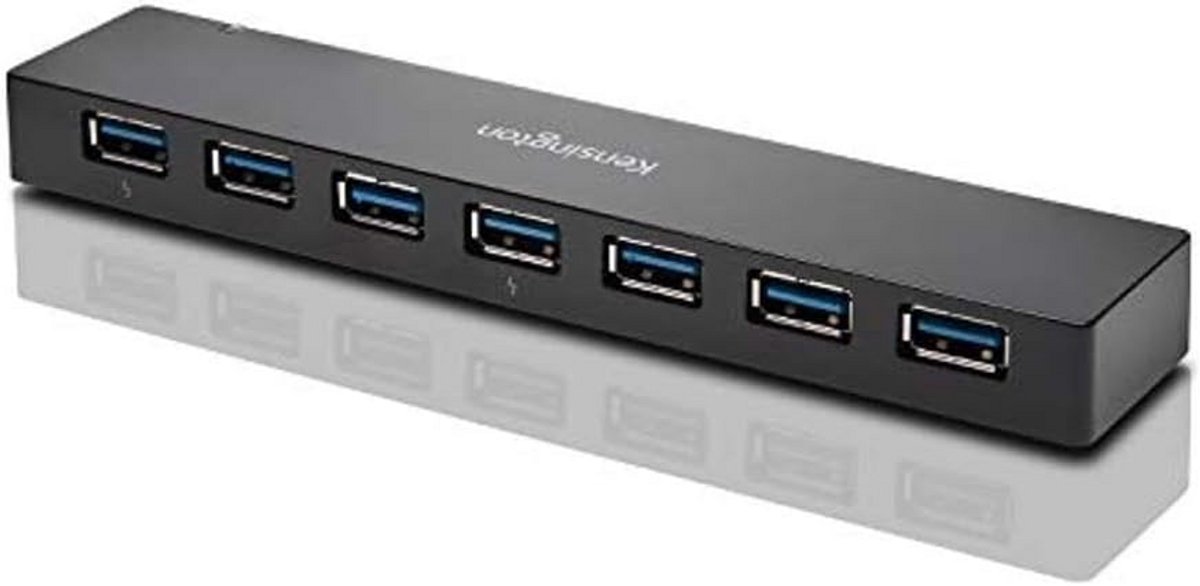 USB 3.0 Hub met 7 Poorten en Oplaadfunctie voor Laptop en Tablet