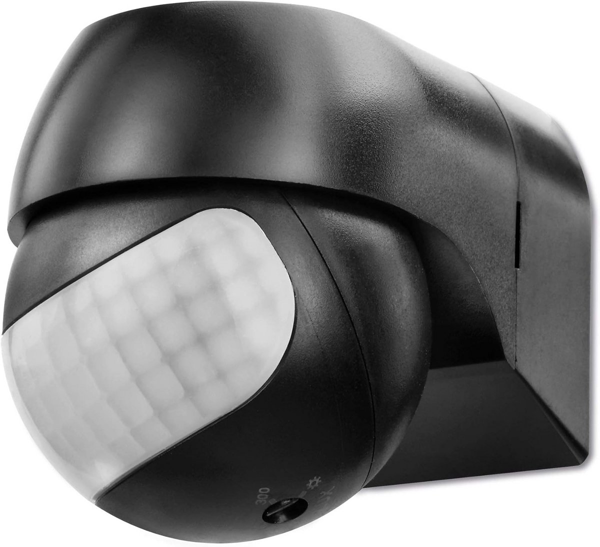 Infrarood Bewegingsmelder Binnen en Buiten met Schemersensor Zwart IP44