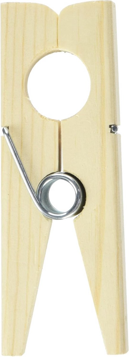 Extra Grote Houten Wasknijpers (14 cm) - Duurzaam en Sterk