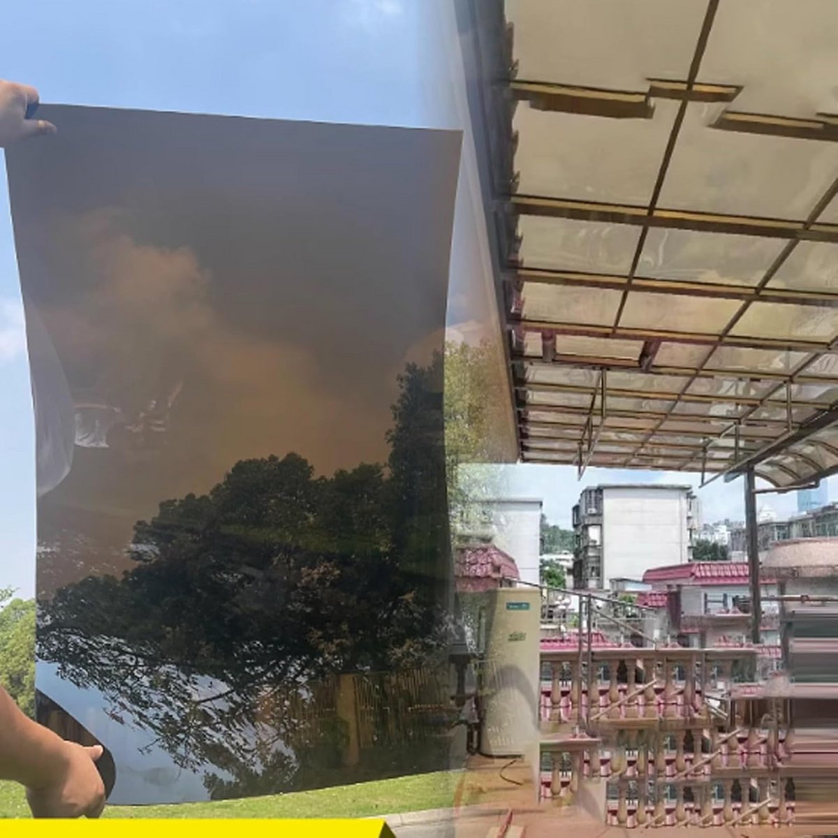 Transparant Polycarbonaat Plaat 1mm Dikte - Stevig Dakpaneel voor Kas, Schuur of Patio