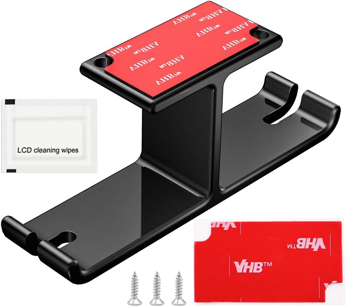 Draaibare Dubbele Koptelefoon Houder - Metalen Headset Standaard voor Bureau