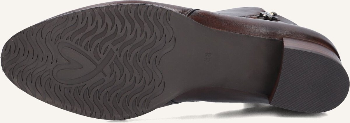 EVERYBODY Barocoria Enkellaarsjes - Enkelboots met rits - Dames - Bruin - Maat 42