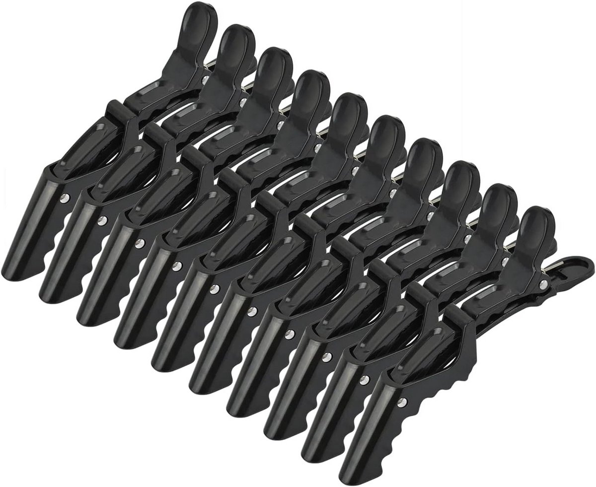 10x Professionele Haarclips voor Styling en Knippen - Anti-Slip Krokodillenklemmen
