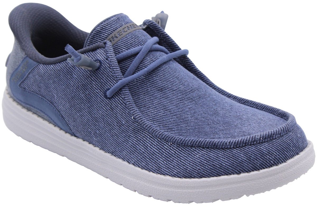 Skechers - Schoenen - Blauw - Heren - Maat 47.5 -