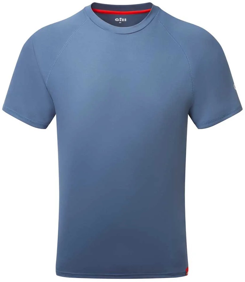 Gill Korte Mouw Rash Guard Blauw L Man