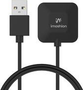 imoshion USB-A oplaadkabel - Geschikt voor de Fitbit Versa 4 / Versa 3 / Sense 2 / Sense - Smartwatch Oplader - 1 meter