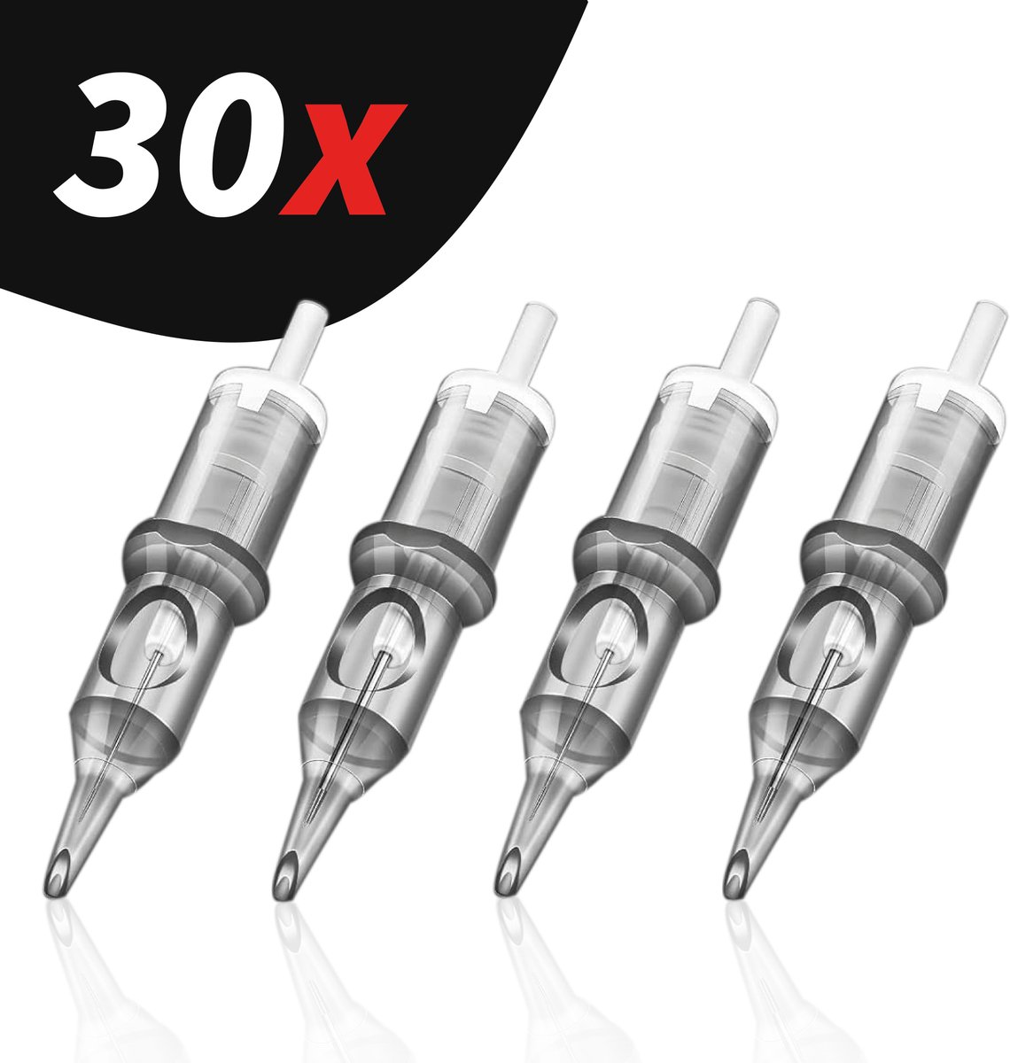 It'sgood - 30 Tattoo Naalden - Tattoo - Tattoo Cartridges - Tattoo Naalden Set - tattoo machines - 10x 3RL - 10x 5RL - 5x 1205M1 - 5x1207M1