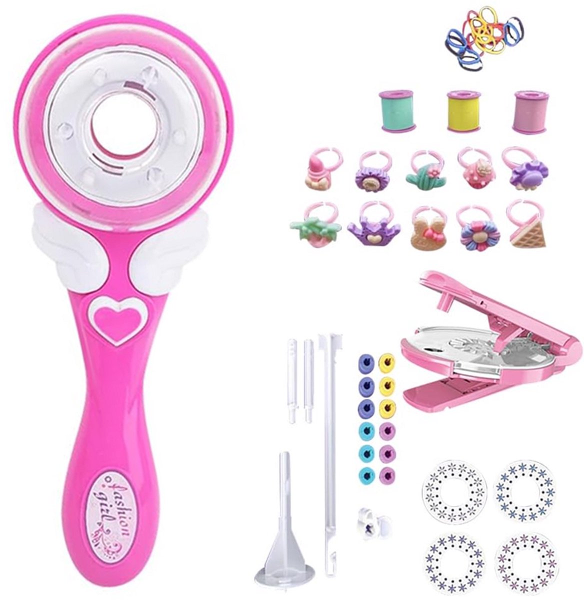 Automatische Haarvlechtmachine - Haarvlechter - Elektrisch Automatisch Haarvlechten - Elektrische Automatische Haarvlechter - DIY Vlecht Kapsel Tool - Vlecht Hulpstuk - Twist Braider Machine - Haarvlecht Speelgoed Voor Meisjes - Kindercadeau - Roze