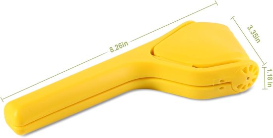 Citroenpers - Handmatige Citroen en Citruspers - Opvouwbare Moeitebesparende Fruitpers - Draagbaar en Compact Design - Gele Kleur van Merkloos — afbeelding 5