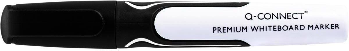 Q-CONNECT Premium whiteboard marker, 3 mm, ronde punt, zwart 10 stuks