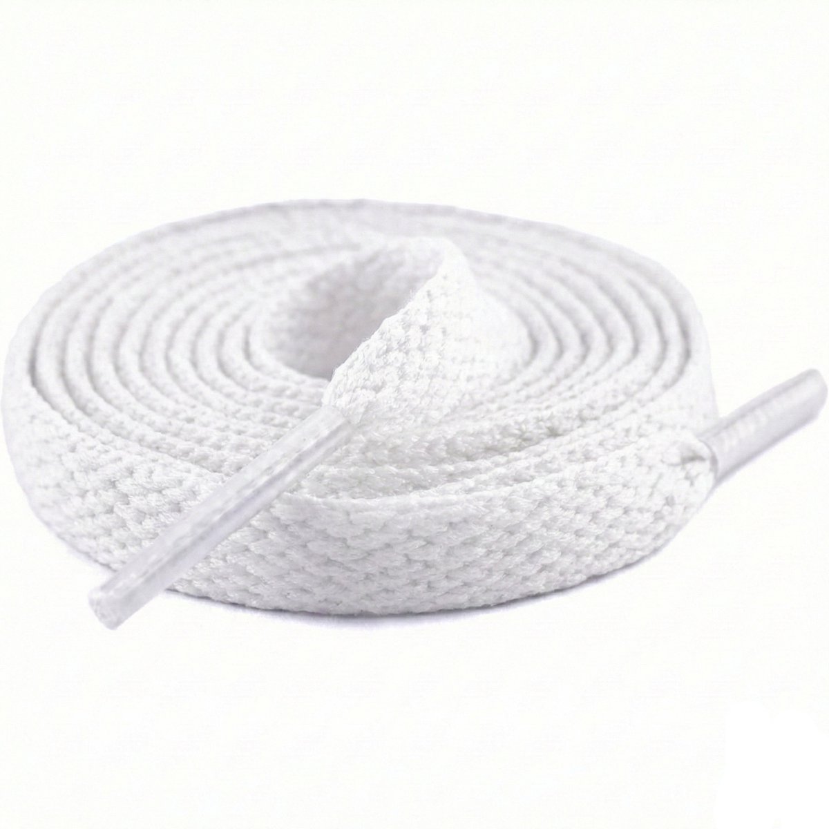 Consumerce® Platte Schoenveters 180cm - Wit - Sneaker Veters