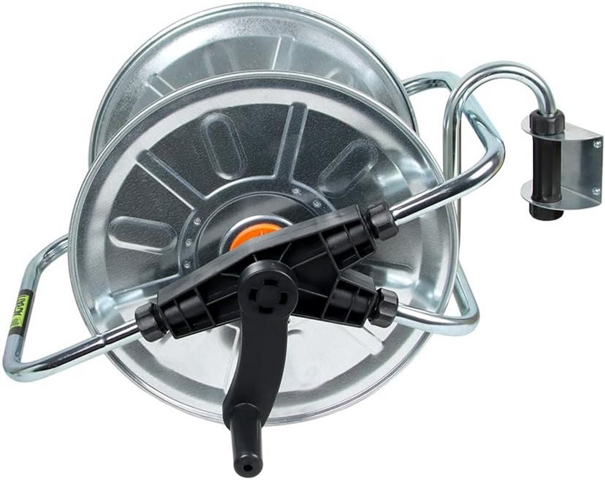 Zwenkbare Wandslanghaspel - 50 Meter Capaciteit