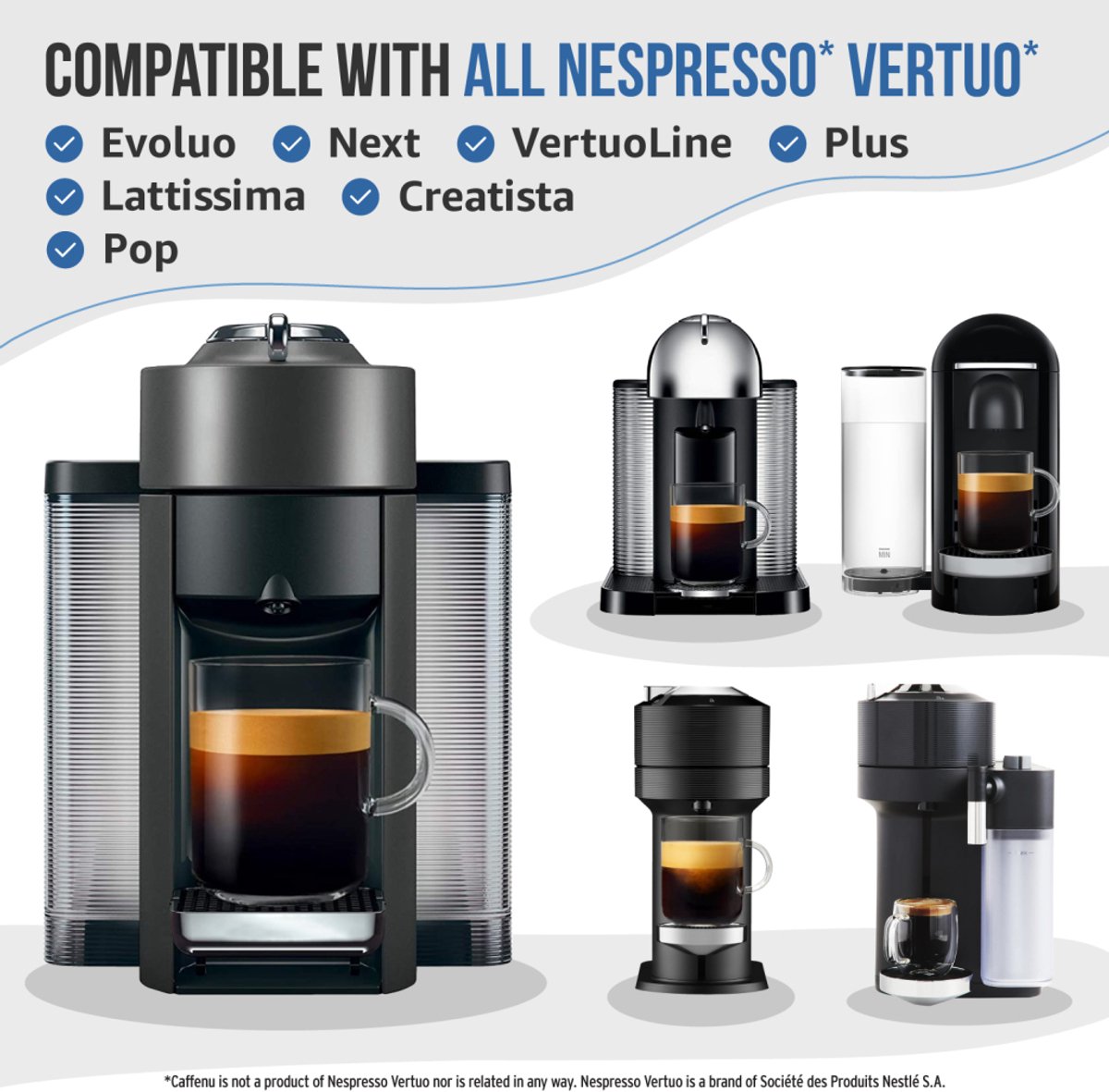 Caffenu Reinigingscups voor Nespresso Vertuo - 4 Reinigingscapsules - Koffiemachine Reiniger - Verbetert Smaak & Levensduur Koffiezetapparaat thumbnail 7