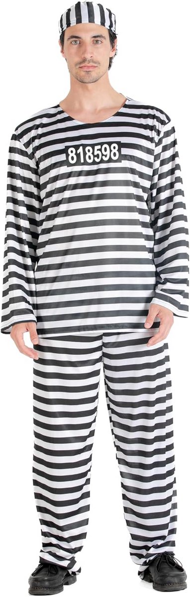 Gevangenis Kostuum voor Heren - Carnaval & Themafeest