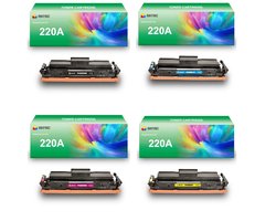 INKFIND 220A (W2200A/W2201A/W2202A/W2203A) tonercartridge multipack van 4 stuks (Zwart+Cyaan+Magenta+Geel) compatibel met HP 220A…