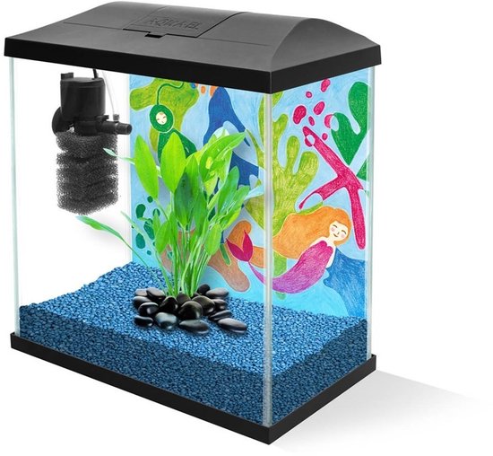 Bouwpakket - Aquarium Bouwset - 788 Delige Set - Met Verlichting   Draaiende Kwallen   Geschikt Voor Decoratie En Educatie 191491036262