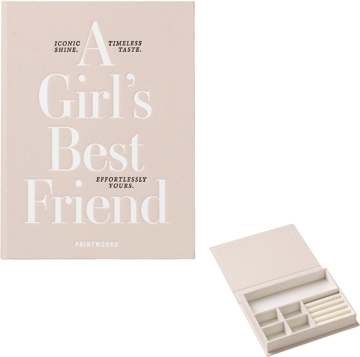 Printworks Sieradendoos M - A Girls Best Friend - Beige
