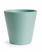 Lot de 2 - Pot de fleurs – Vert menthe – Ø 13 cm – Hauteur 13 cm - pot pour plantes - pot décoratif - lot de 2 pièces
