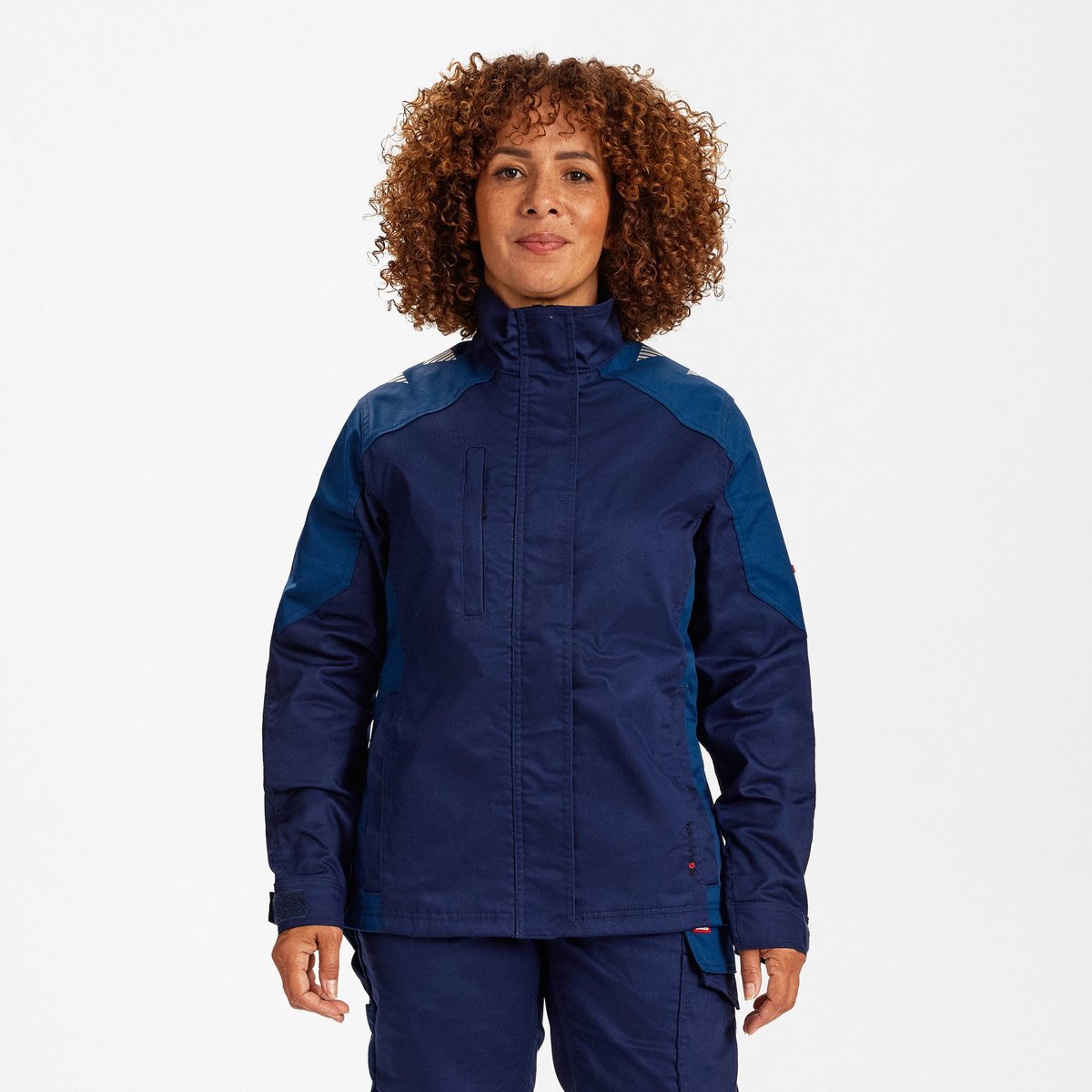 Engel Galaxy werkjack met 2-weg stretch voor dames 1816-255 - Blue Ink / Dark Petrol - XS