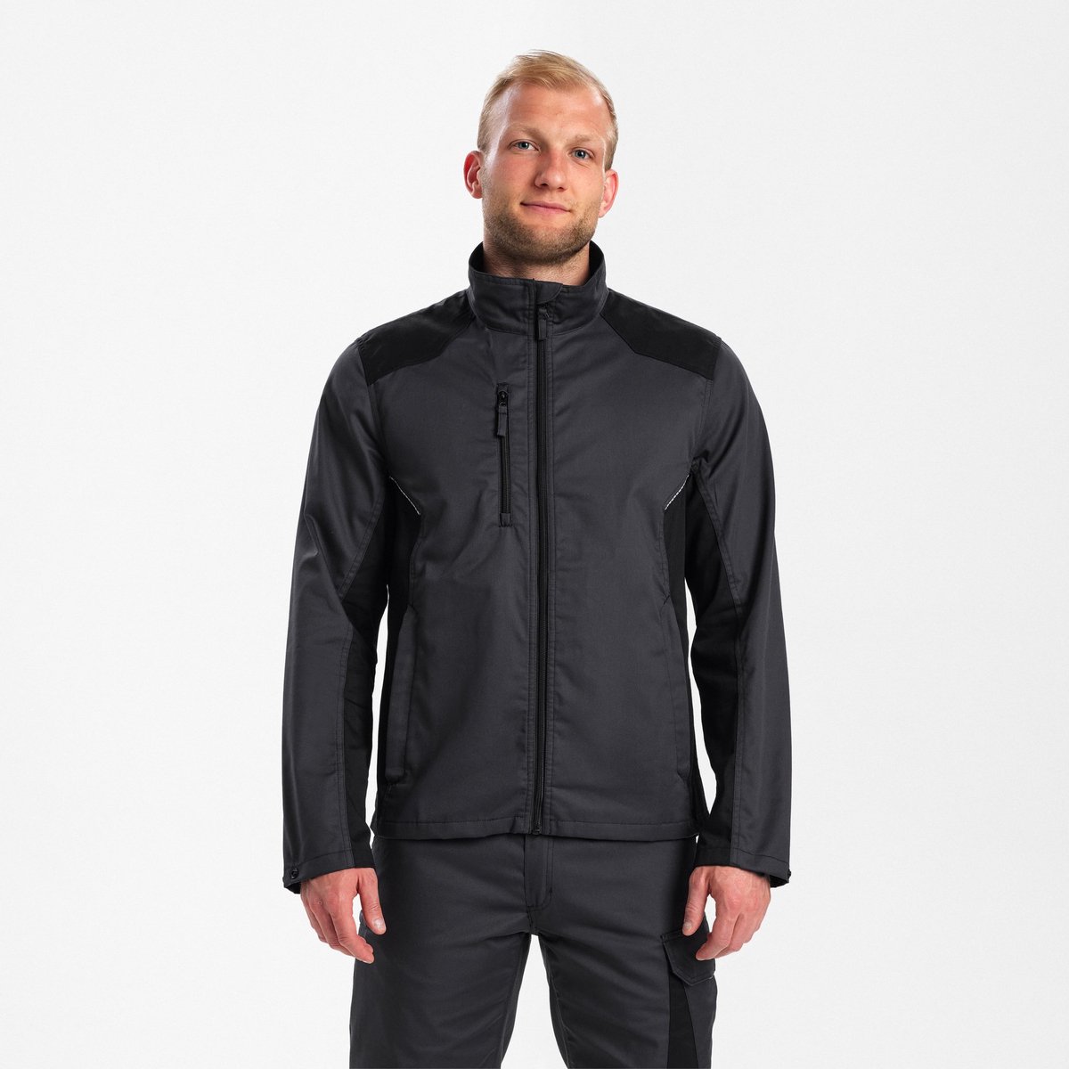 Engel Venture werkjack 1520-154 - Anthracite Grey / Black - L