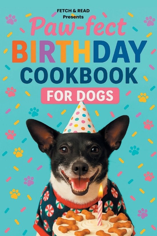 Paw-fect Birthday Cookbook for Dogs - cover