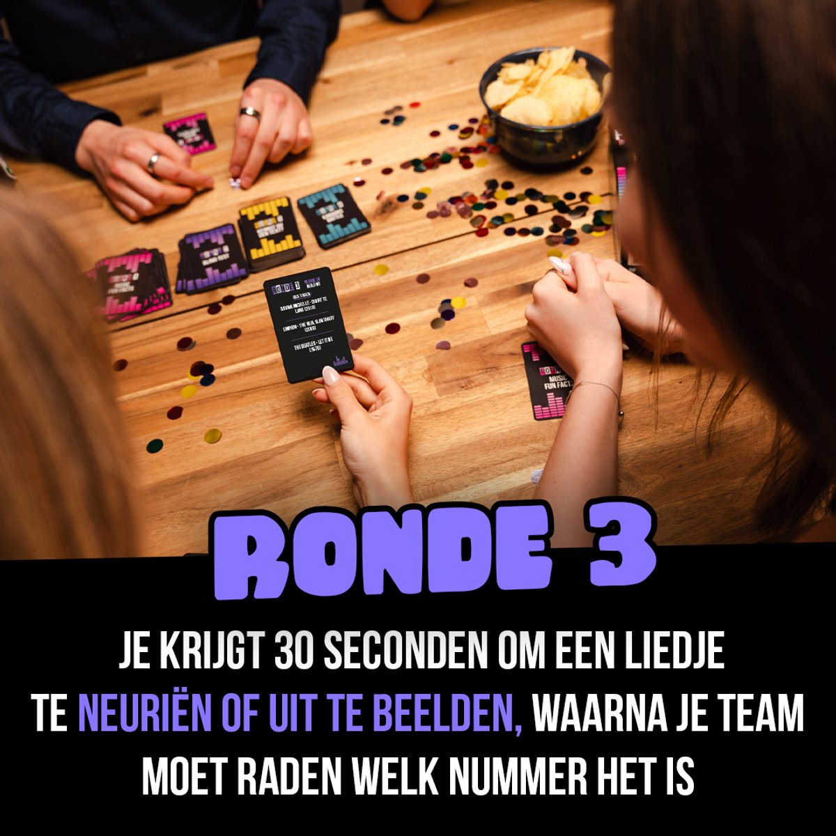 Play Hit: De Muzikale Battle – Actief & Hilarisch Partyspel - Perfect voor Feestjes en Familieavonden - Test je Muziekkennis! — afbeelding 5