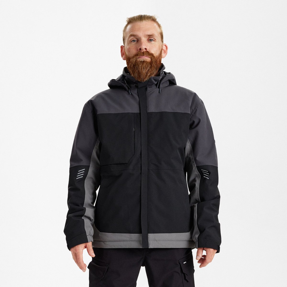 Engel Entire winterjack 1429-176 - Black / Anthracite Grey - 6XL