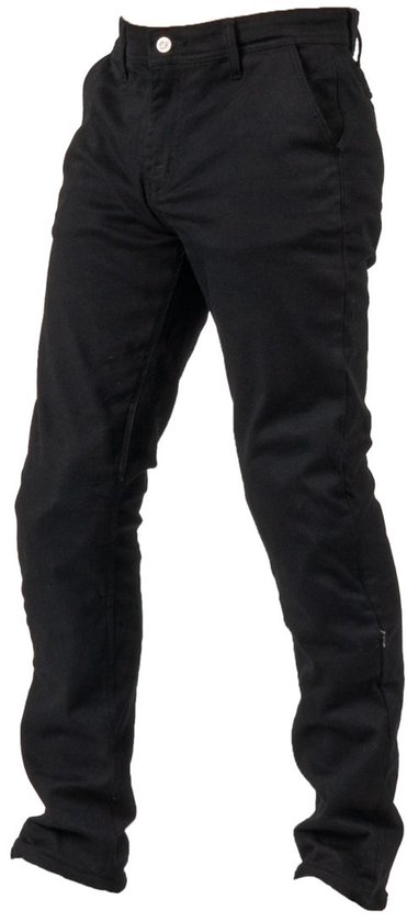 MOTOBLOUZ Motorbroek CHINO EVO Mannen Zwart XXL CE-gekeurd