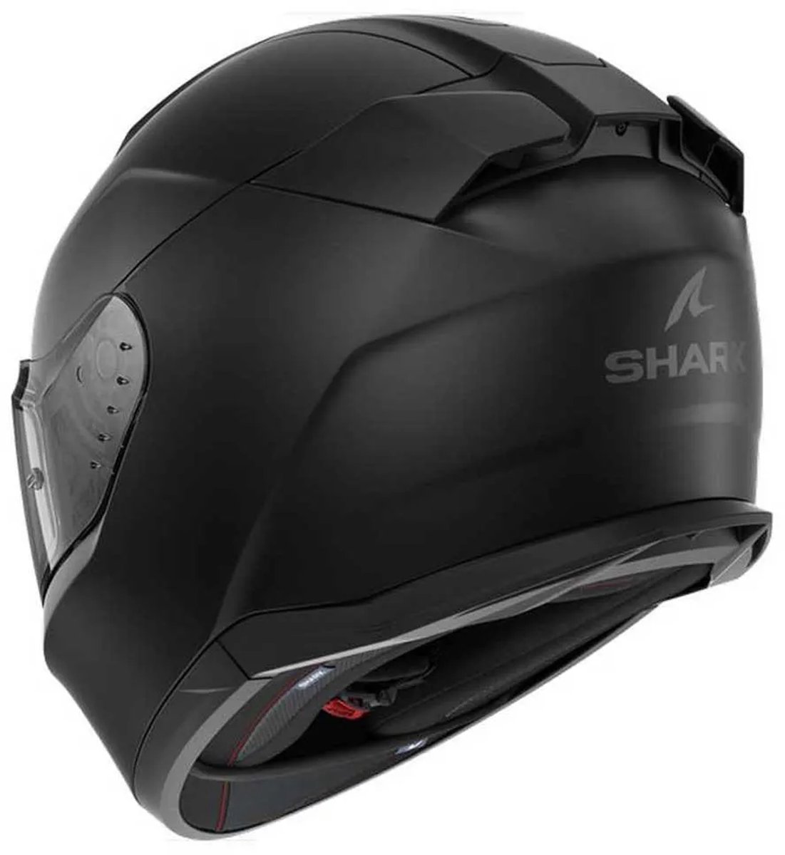 Shark D-Skwal 3 Blank Mat Zwart Mat KMA Integraalhelm - Maat S - Helm – foto 4