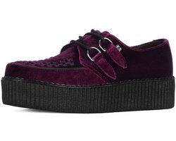 T.U.K. Viba High Creeper Dames Creepers - bordeaux - EU36