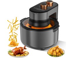 Sensova - Heteluchtfriteuse 4 Liter - 1200W - Slimme Oven met 360° Heteluchtcirculatie - Visuele Airfryer met Touch Display en Automatische Programma’s voor Gezond Koken