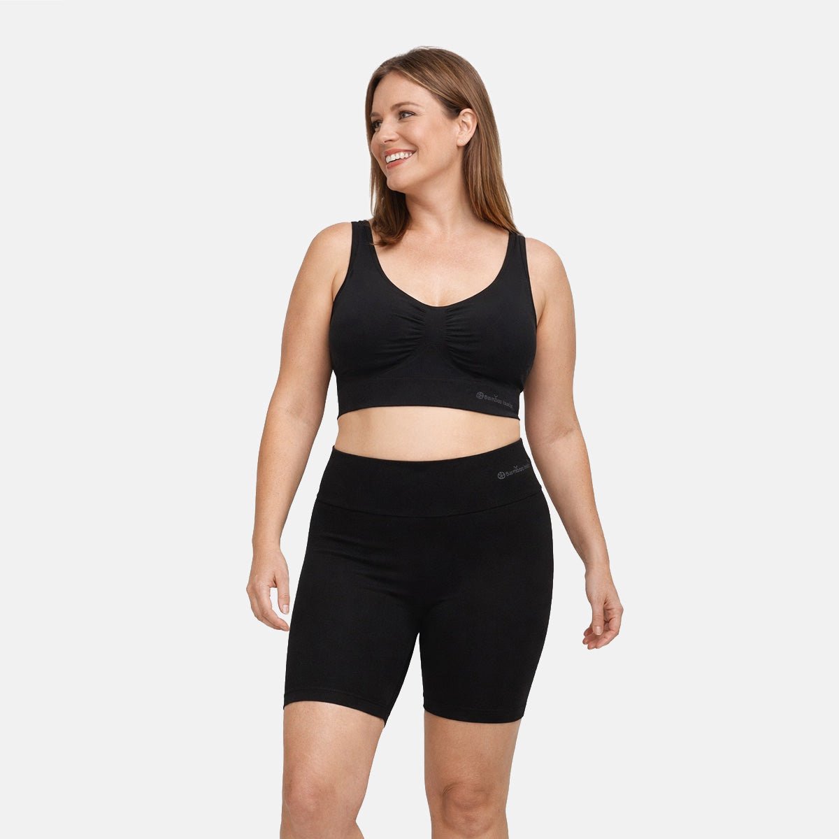 Comfortabel & Zijdezacht Bamboo Basics Seamless Light Control Bikershort Jill - Zwart - XL
