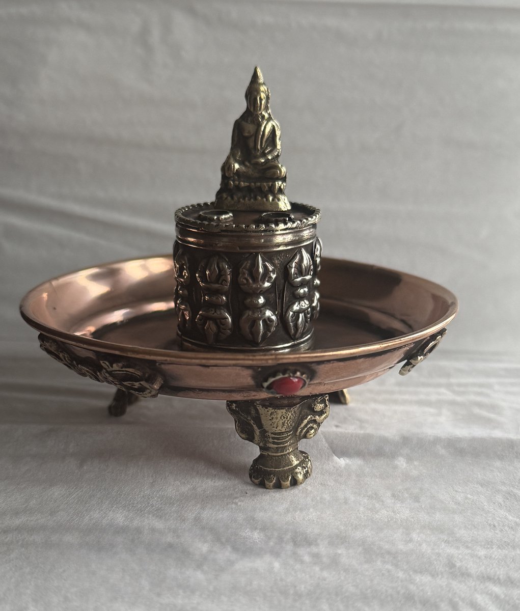 Copper/ Buddha/ Incense Burner /Handmade