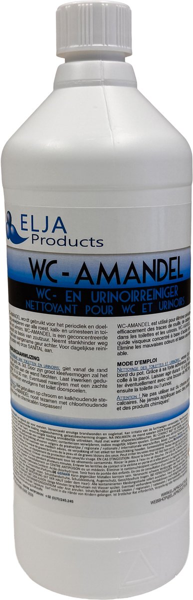 Krachtige WC-reiniger Amandel 1L | Toiletreiniger
