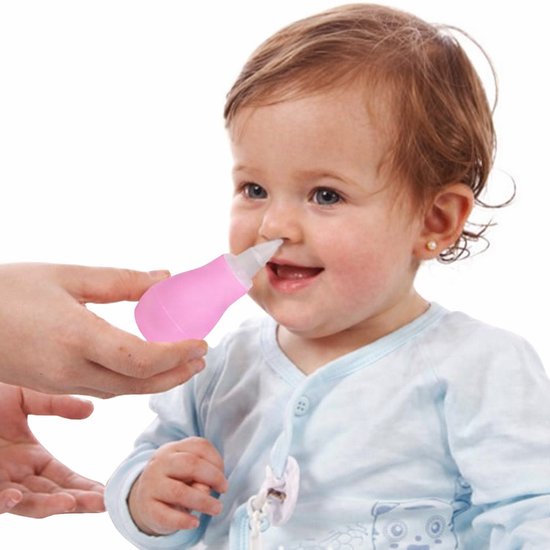 Mouche- Bébé ou Enfant I Nettoyant Nasal I Lance Nasale I Pompe Nasale I Pompe Nasale I Nettoyant Cleaner I Rose