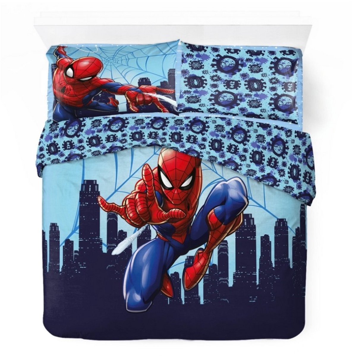 Spiderman - Dekbedovertrek - Lits Jumeaux - 240 x 220 cm - Katoen