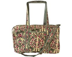Weekendtas / Reistas Kantha Yellow Lotus 49x33 cm